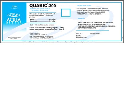 3785 mL Label (Quabic 300)